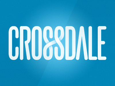 Crossdale branding illustration logo typography