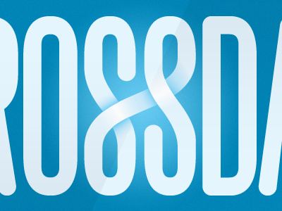 Crossdale (in detail) branding illustration logo typography