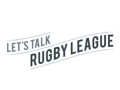 Rugby League typography