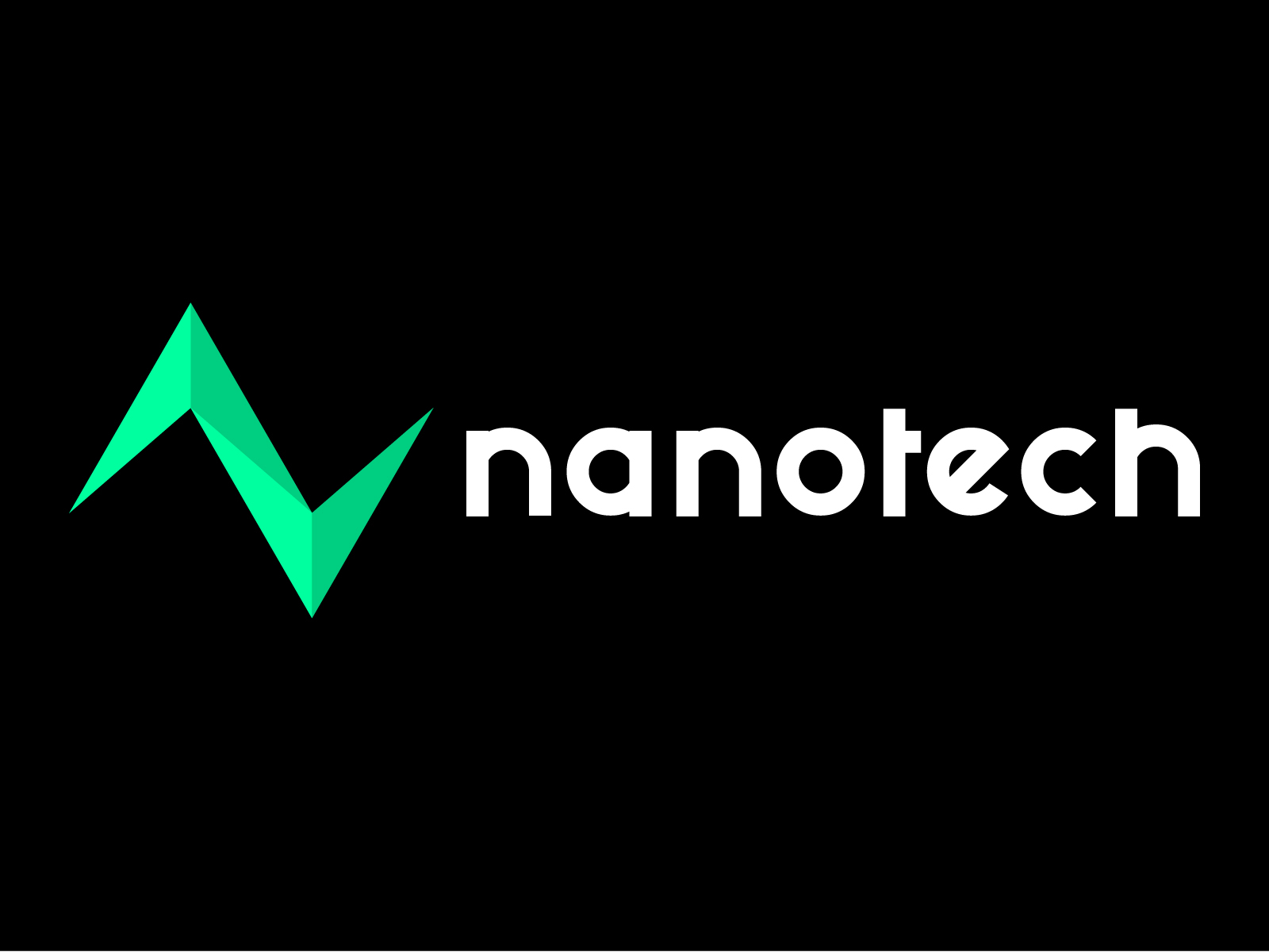 Nanotech logo black by kenniz_design on Dribbble