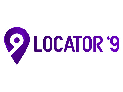 Locator'9 Logo design logo