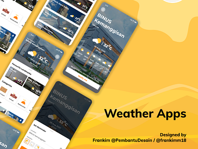 Weather Apps branding design illustration ui ui design uidesign uiux ux uxdesign weather weatherapps