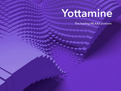 Yottamine website redesign concept