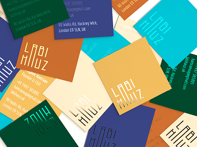Branding/ packaging to Labi Hauz brand identity branding business cards graphic design logo