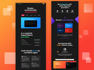 Developer product - Dark theme branding dark theme product design ux ui visual design website design