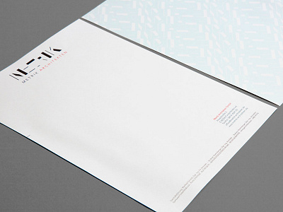 Stationary for Metrik Architekten