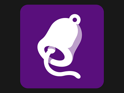 Last Order | App logo/icon app bell icon logo purple