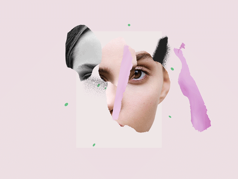 AE Experiments : 6 Mixed media collage