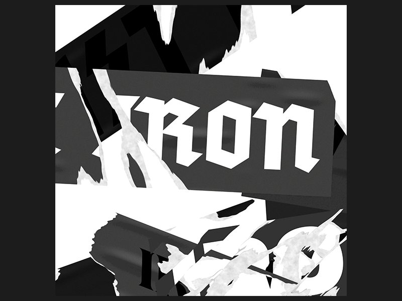 AE Experiments : Torn off stickers after effects collage experiment generative random stickers typography