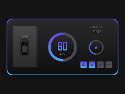 Daily UI #034 : Car Interface