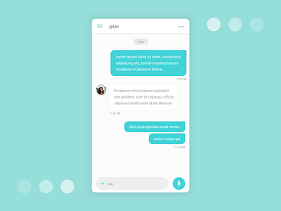 Daily UI #013 : Direct Messaging