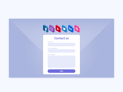 Daily UI #028 : Contact Us