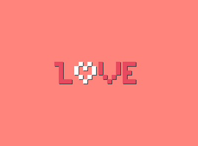 love design graphicdesign pixar pixel type typographic typography