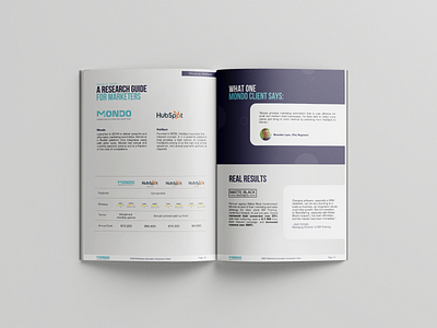 Layout design (Marketing Automation Guide - Mondo) book book layout book layout design brand branding design graphic graphicdesign layout layoutdesign typography