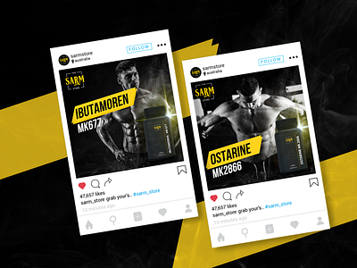 Sarm Store Social media design