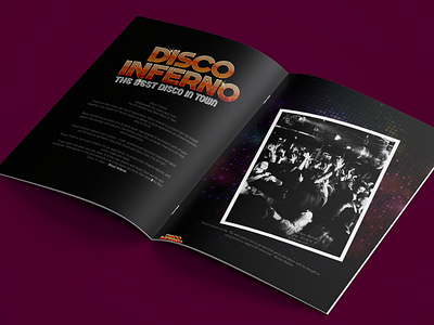 DISCO INFERNO booklet design book book cover book layout book layout design booklet design graphic graphic design graphicdesign identity layout layoutdesign print typography