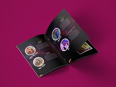 DISCO INFERNO booklet design