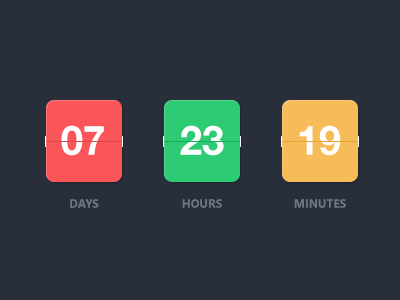 Flat Counter - PSD Template coming soon counter flat launching soon psd template under construction