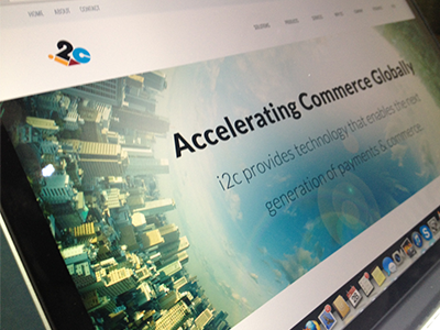 i2c - homepage design