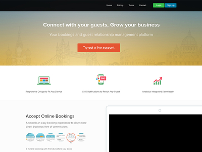 Website Landing Page Design design flat design landing page web design web layout website design