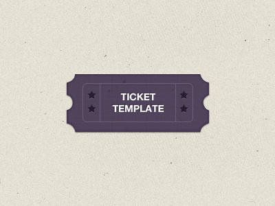 Ticket Template freebie psd template texture ticket