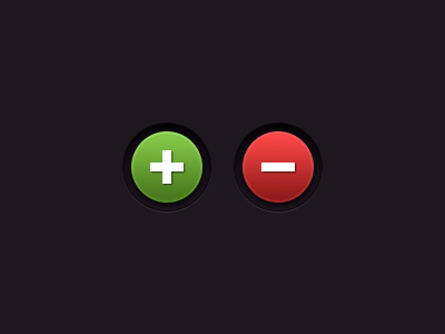 Add/Remove Circular Buttons (PSD)