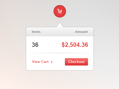 Shopping Cart Widget cart cart widget design ecommerce software modal box psd shopping cart shopping widget template ui ui design ux widget