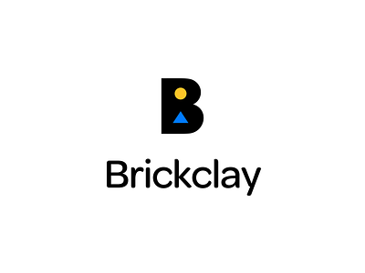 Brickclay Logo Design alphabet b b symbol basic shapes brand identity brand mark branding brick brickclay corporate identity logo logo design logo design branding symbol vector