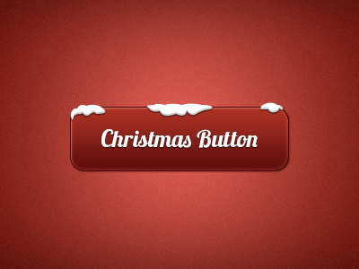 Christmas Button (PSD) button call to action christmas happy holidays merry christmas psd red snow template