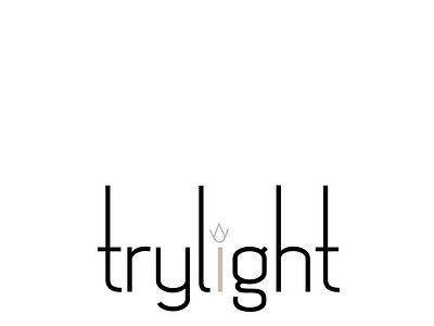 Trylight branding design logo vector