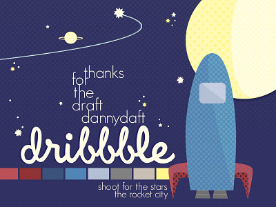 the rocket city + dribbble