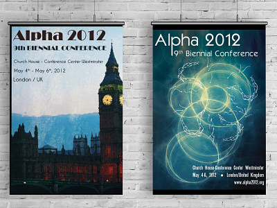 Alpha 2012 Poster branding design events poster typography