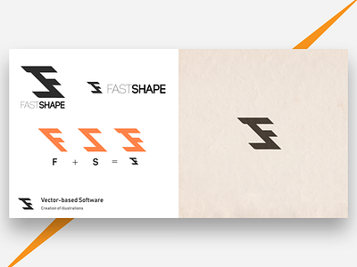 FastShape LOGO branding design identity design logo logomark logotype typography vector