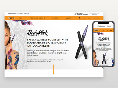 Bic - BodyMark Product Page