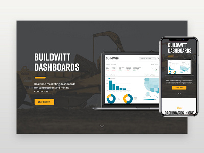 Buildwitt Dashboard - Landing Page