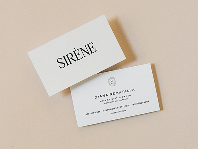 Sirène Business Cards