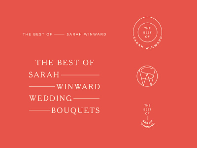 Sarah Winward Part II — Branding branding icon logo mark monogram sans serif serif typography