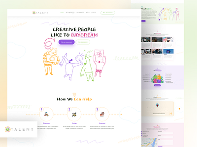 Talent  People Website UI Design