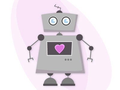 A robot with a big heart