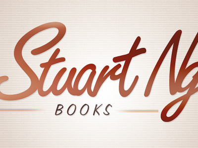 Stuart Ng Books New Logo books logo wip