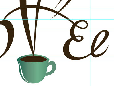 Coffee custom type guides logo wip