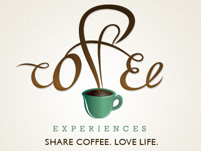 Share Coffee. Love Life v2 alignments kerning logo tweaks