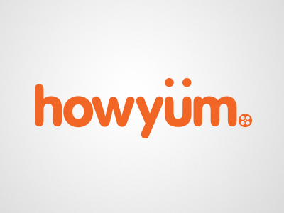 Howyum! food logo simple