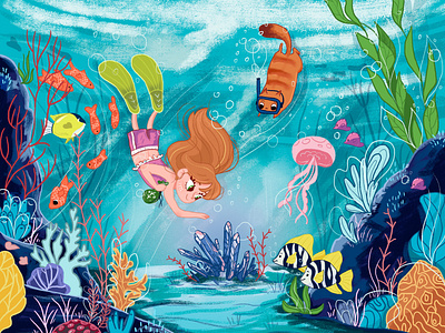 Sea adventure art artist artwork character design childrens book childrens illustration color creative designs development draw drawing illustraion illustration illustration art illustrations illustrator inspiration painting sea