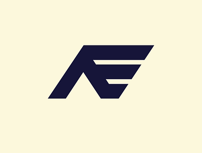 A+E branding design flat lettering logo logo design logodesign minimal typography vector