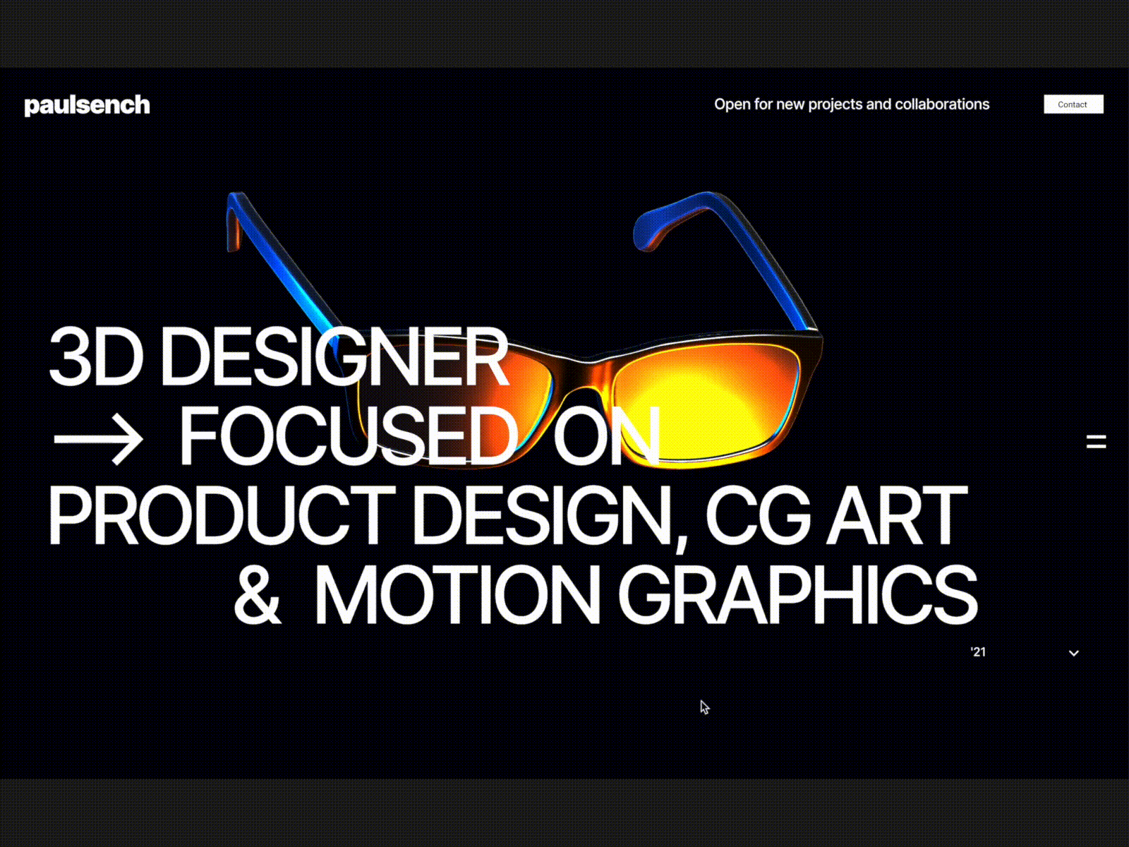 3D hover animation 3d aftereffects animation design landing motion graphics portfolio ui webdesign website