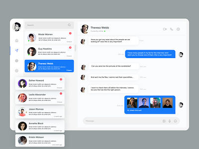 Chat Dashboard chat chatbot dashboard design ui ux web
