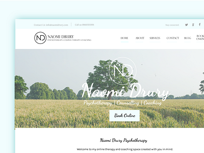 Naomi Drury Psychotherapy Website