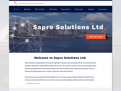 Sapro Solutions Website Design animation brand design branding branding concept content content creation illustration marketing strategy typography ui user experience user interface ux vector web webdesign website