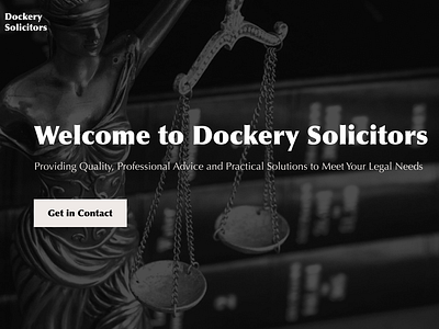 Dockery Solicitors Website Design animation brand design branding branding concept content creation graphic design illustration logo logo design typography ui user experience user interface user interface design userinterface ux vector web web development website